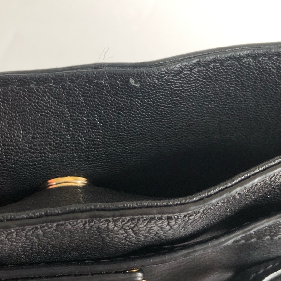 Michael Kors Black Hamilton Satchel Padlock Bag - Picture 10 of 12